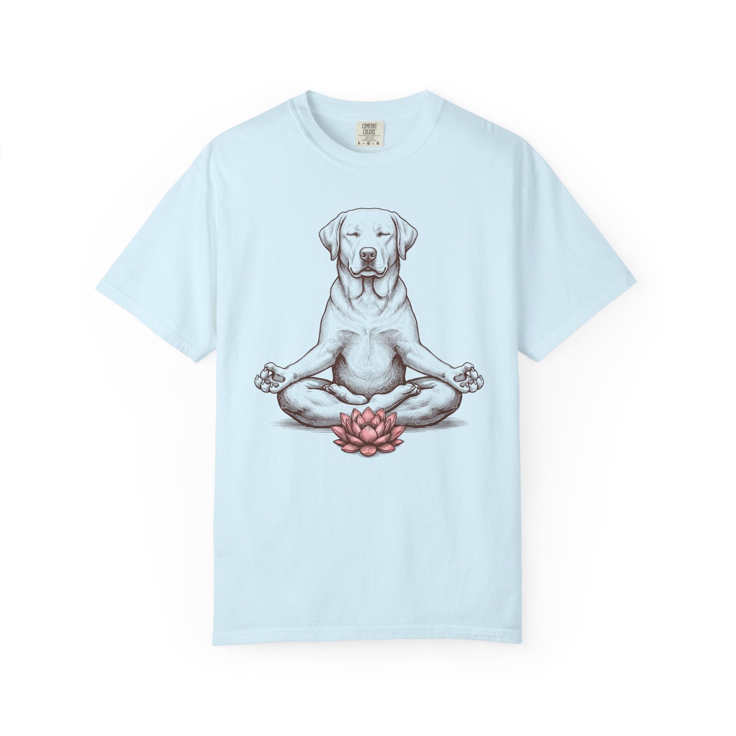 Labrador Retriever State of Mind T-Shirt in Chambray from When Dogs Fly