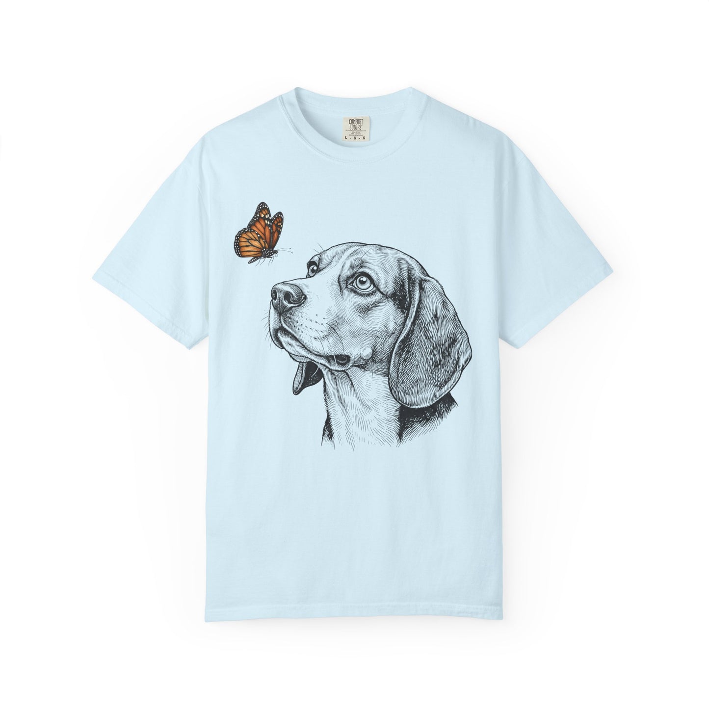 Hello Butterfly Beagle T-Shirt