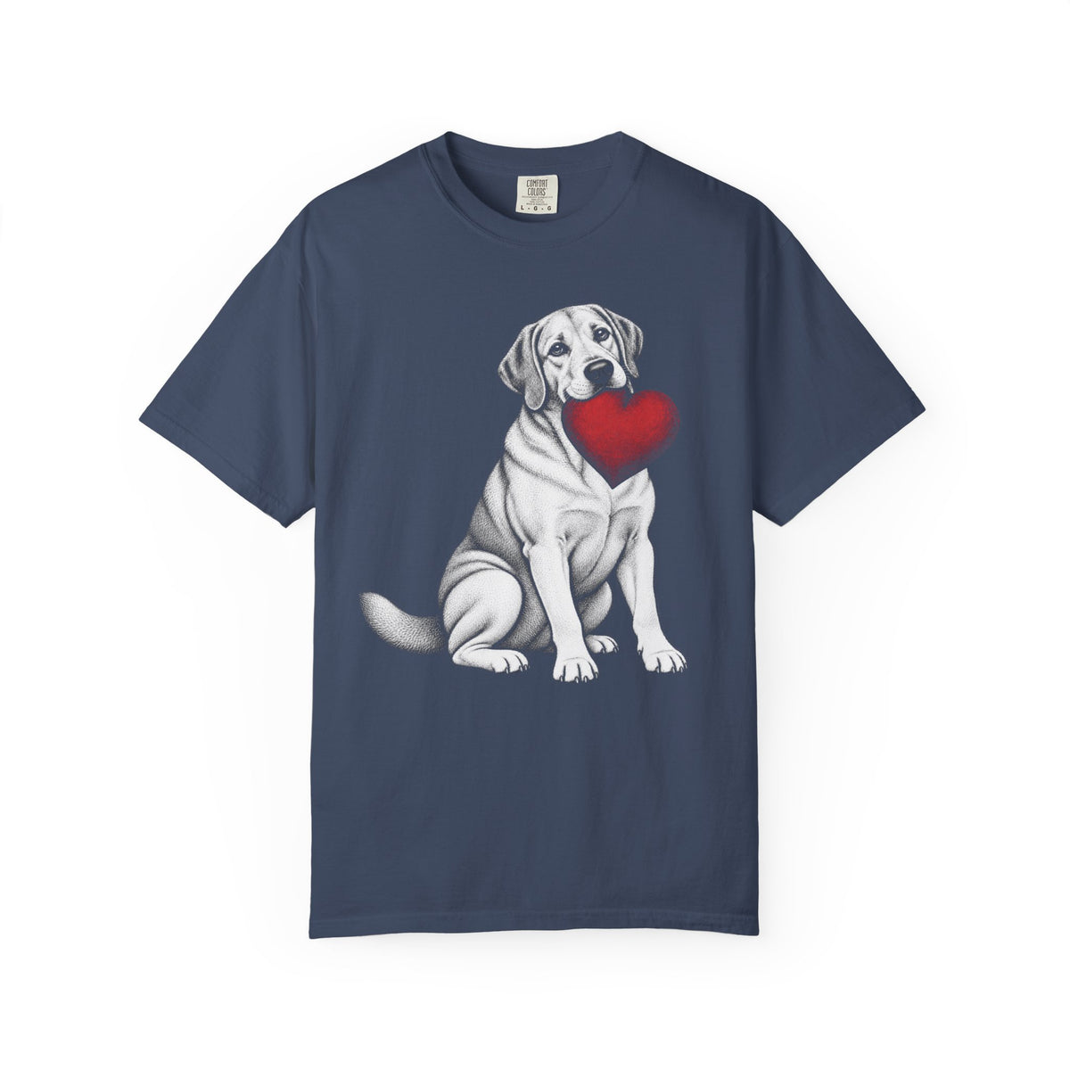 Labrador Retriever Stole My Heart T-Shirt in Midnight from When Dogs Fly