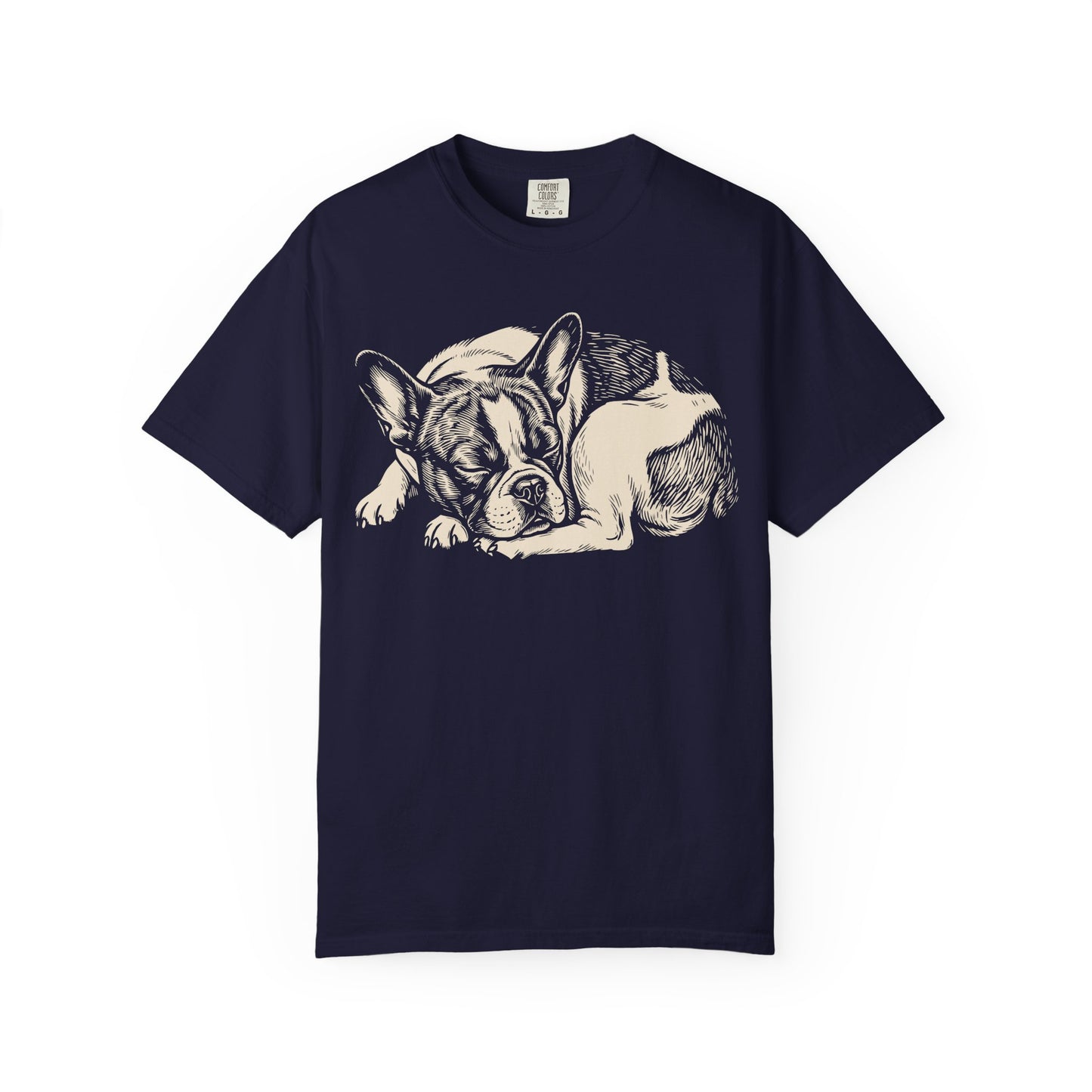 Cozy Nap Time French Bulldog T-Shirt from When Dogs Fly