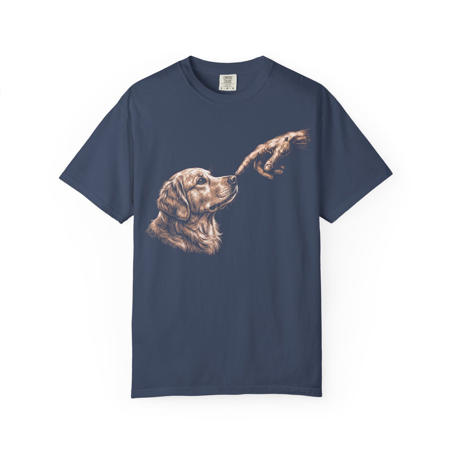 The Big Boop Golden Retriever T-Shirt in Midnight from When Dogs Fly