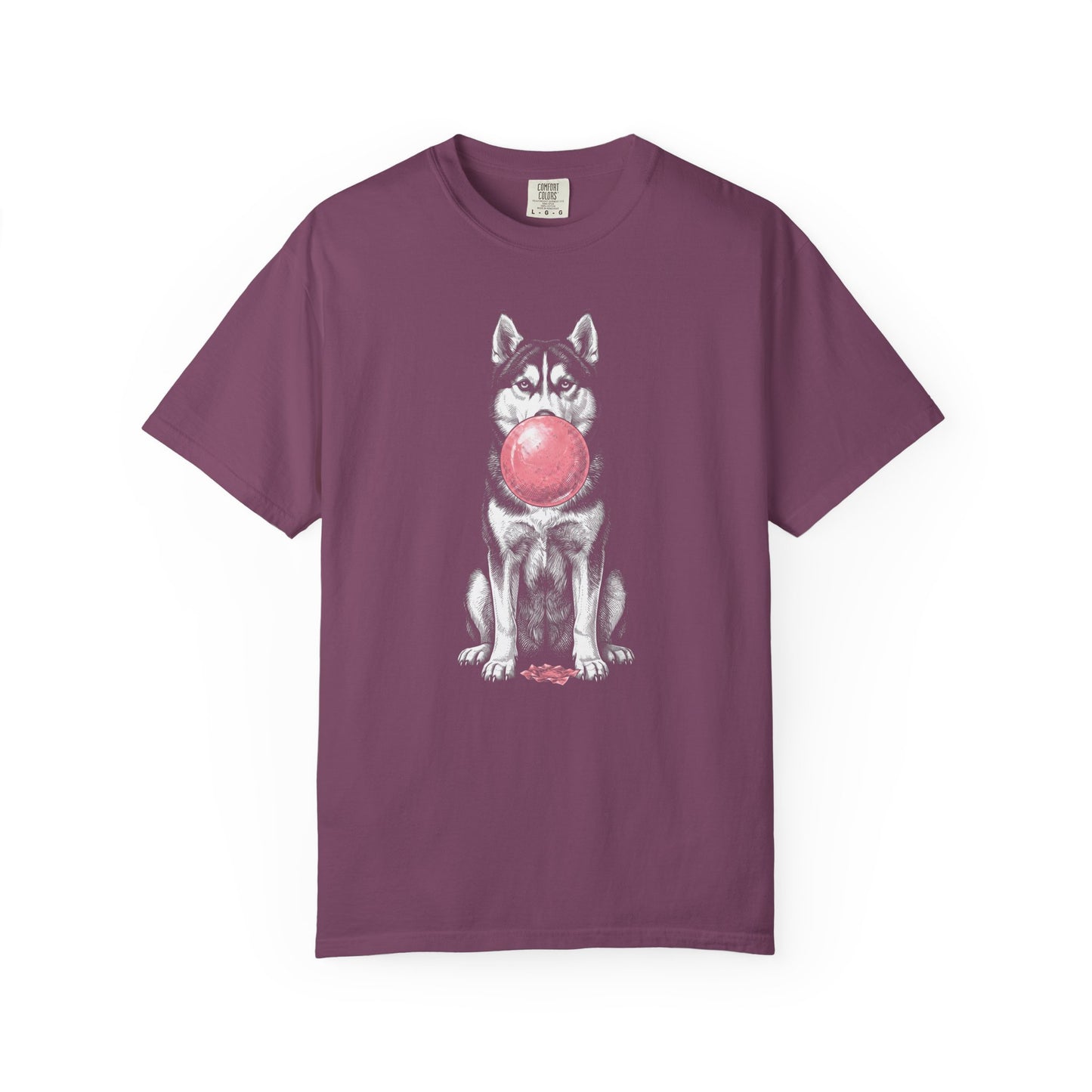 Bubblegum Siberian Husky T-Shirt