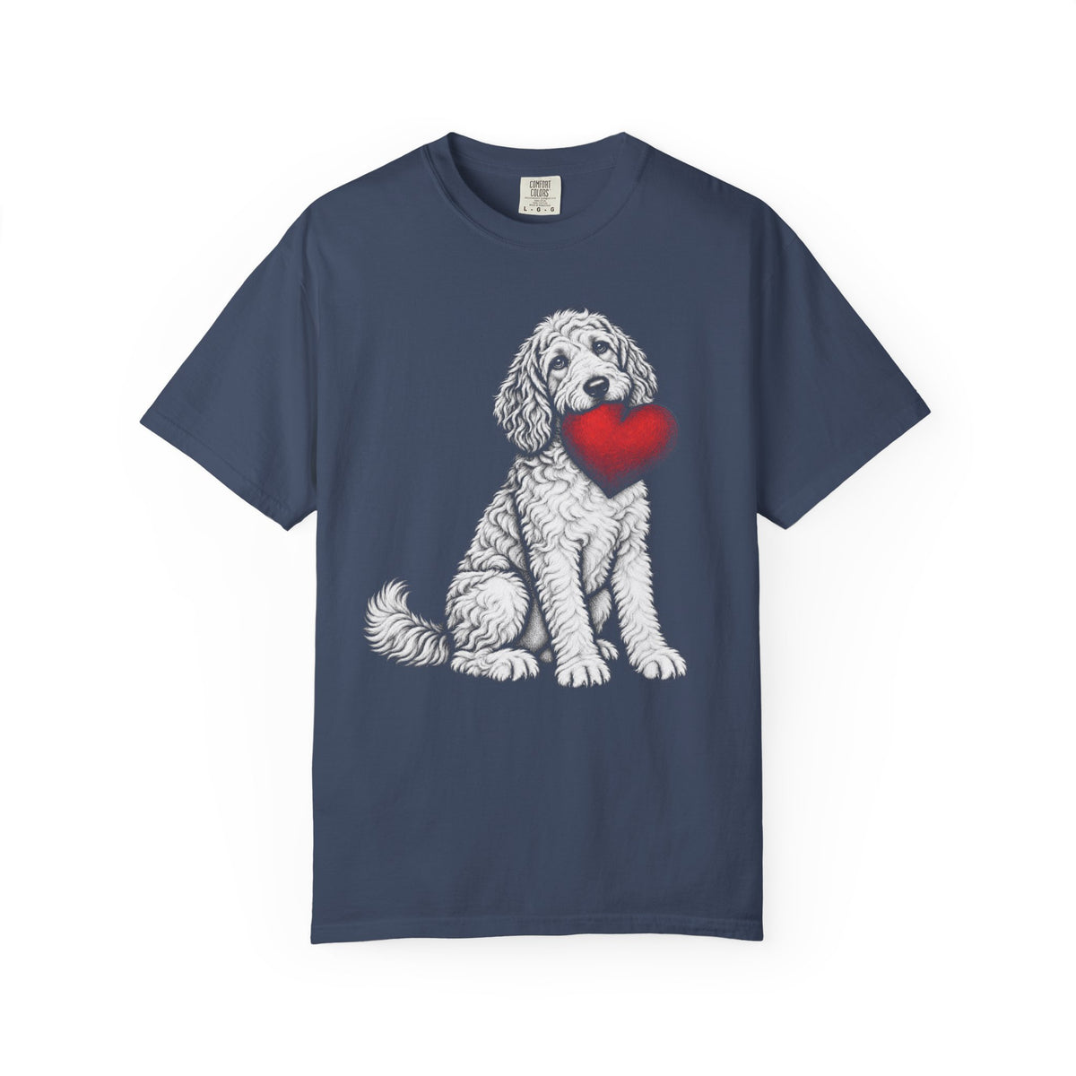 Doodle Stole My Heart T-Shirt in Midnight from When Dogs Fly