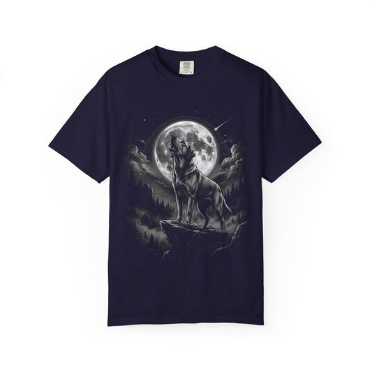 Born to Howl Labrador Retriever T-Shirt in True Navy from When Dogs Fly
