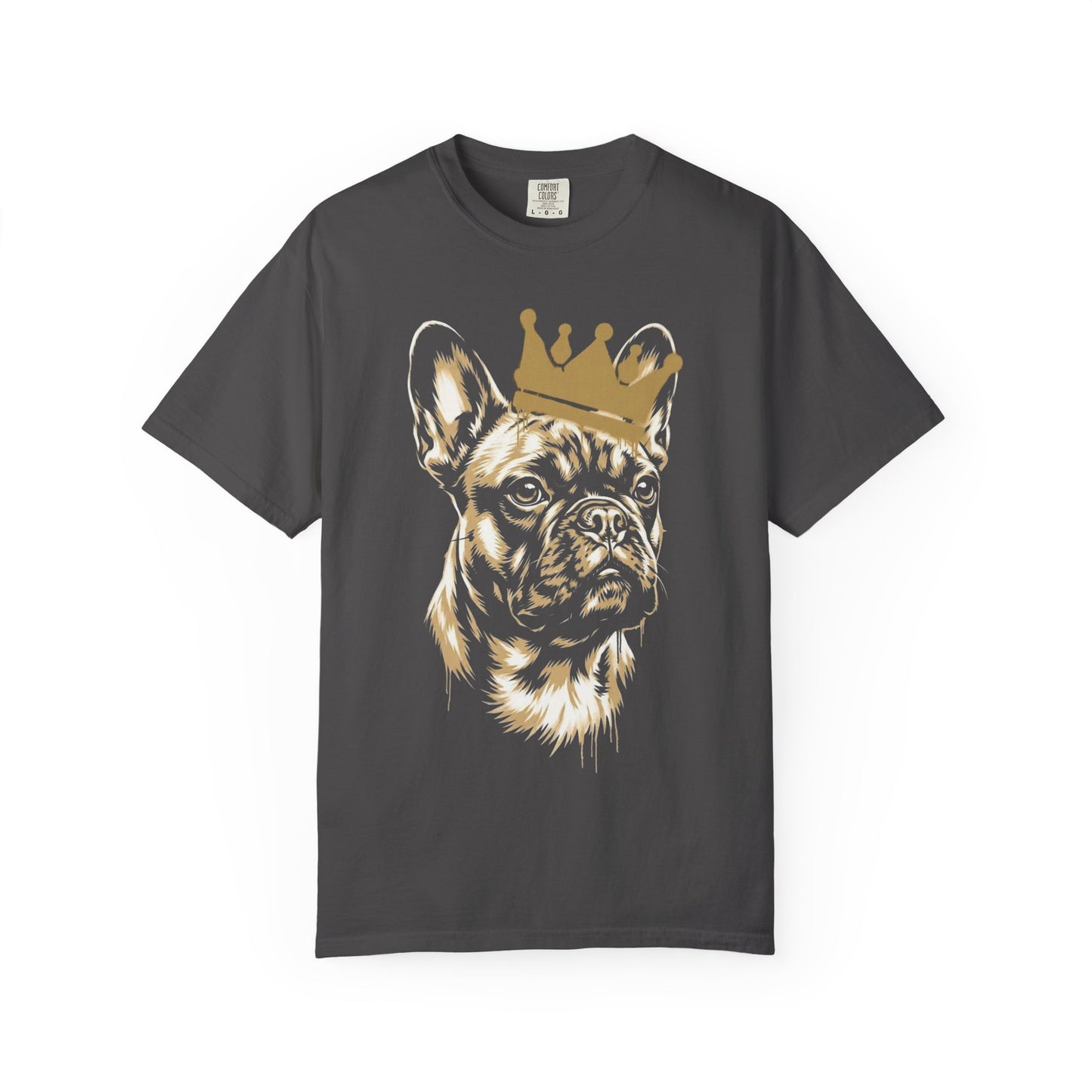 Long Live the French Bulldog T-Shirt in Graphite from When Dogs Fly