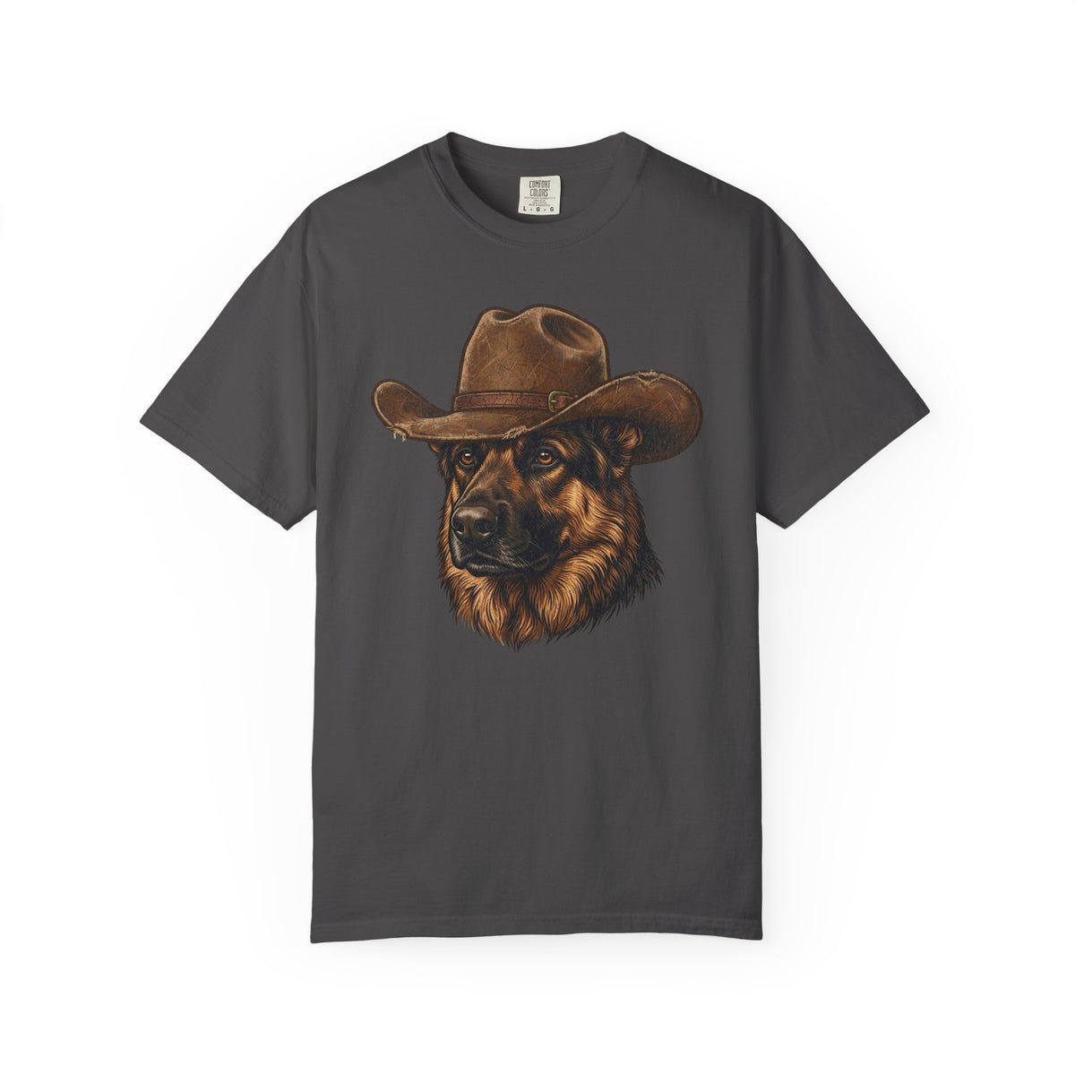 Howdy German Shepherd T-Shirt from When Dogs Fly