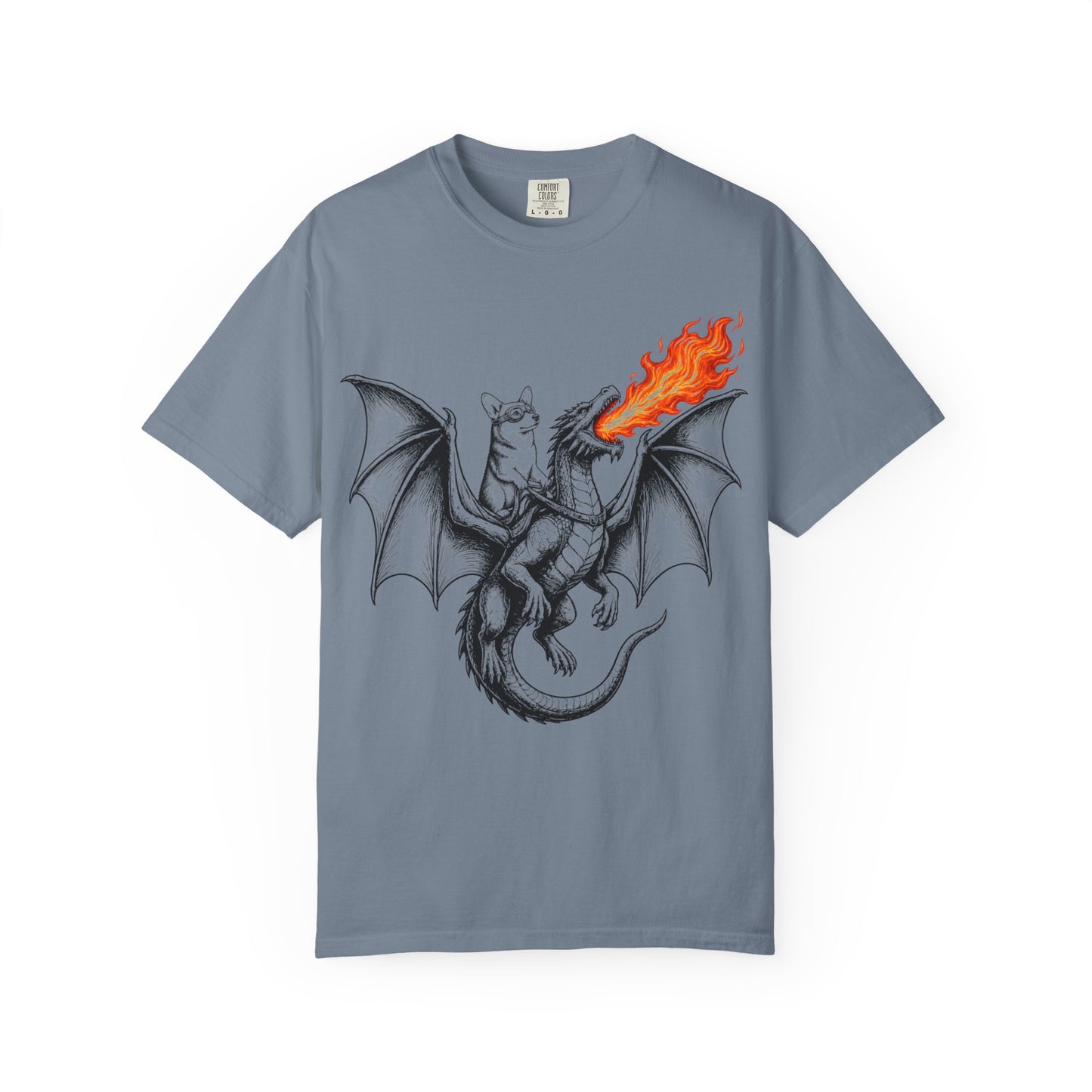 Dragon Riding Corgi T-Shirt