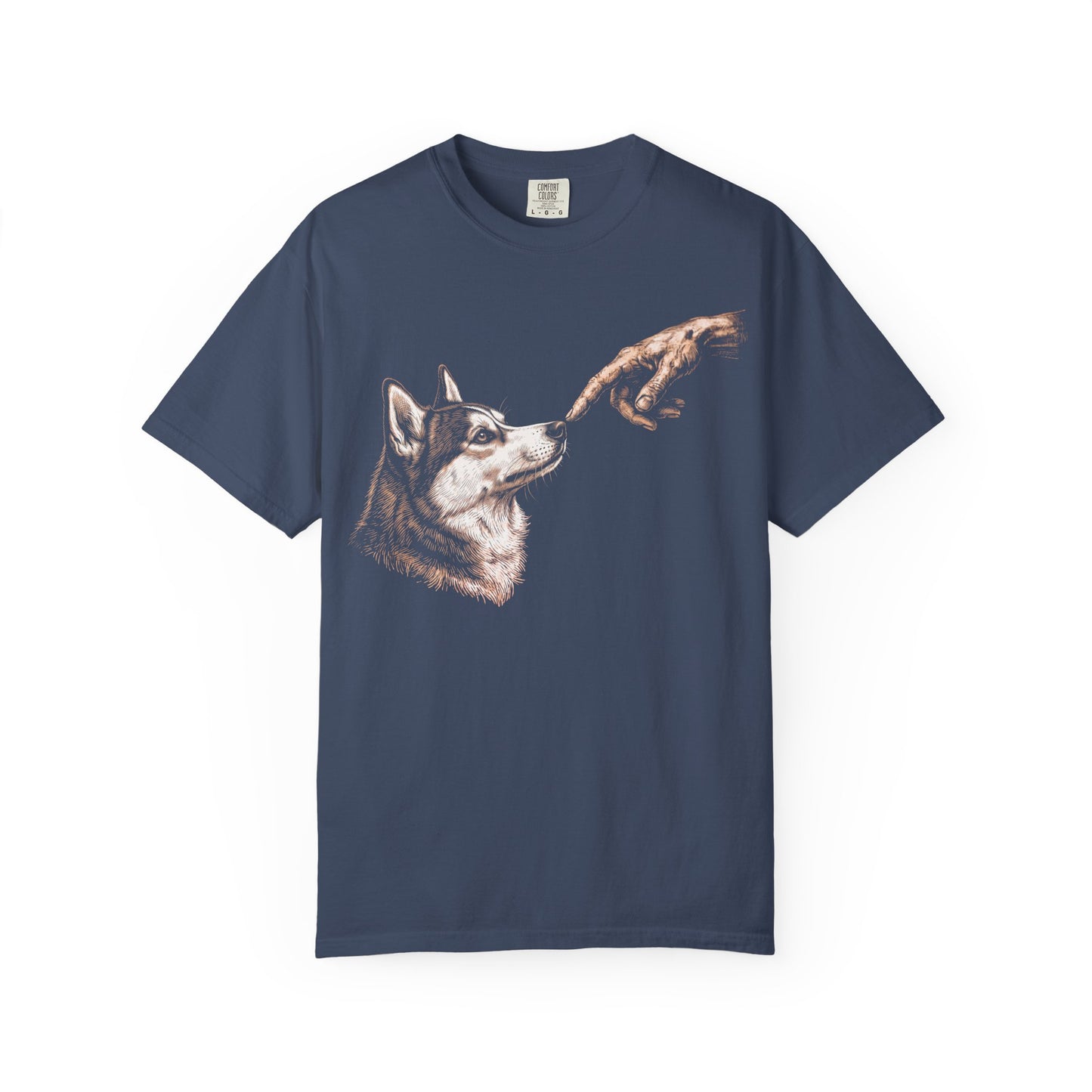 The Big Boop Siberian Husky T-Shirt in Midnight from When Dogs Fly