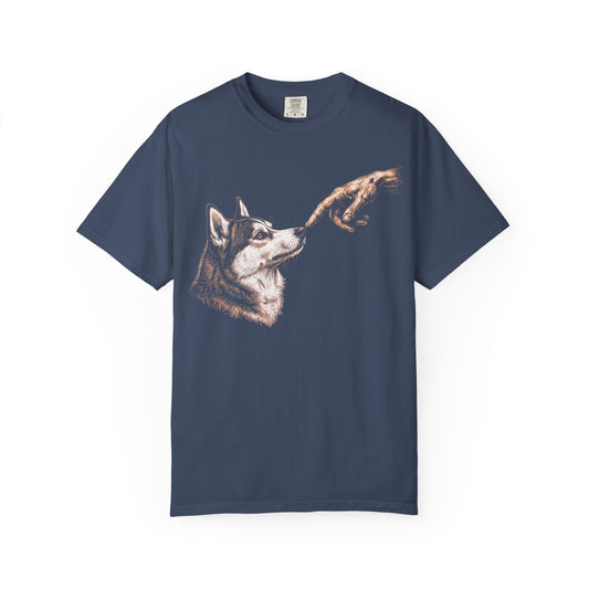 The Big Boop Siberian Husky T-Shirt in Midnight from When Dogs Fly