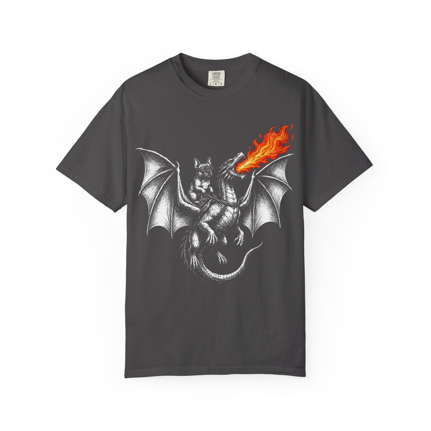 Dragon Riding French Bulldog T-Shirt