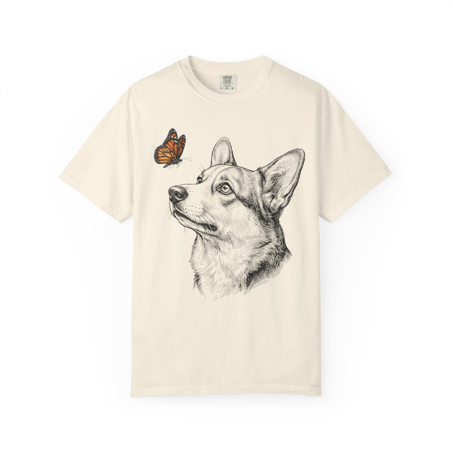 Hello Butterfly Corgi T-Shirt