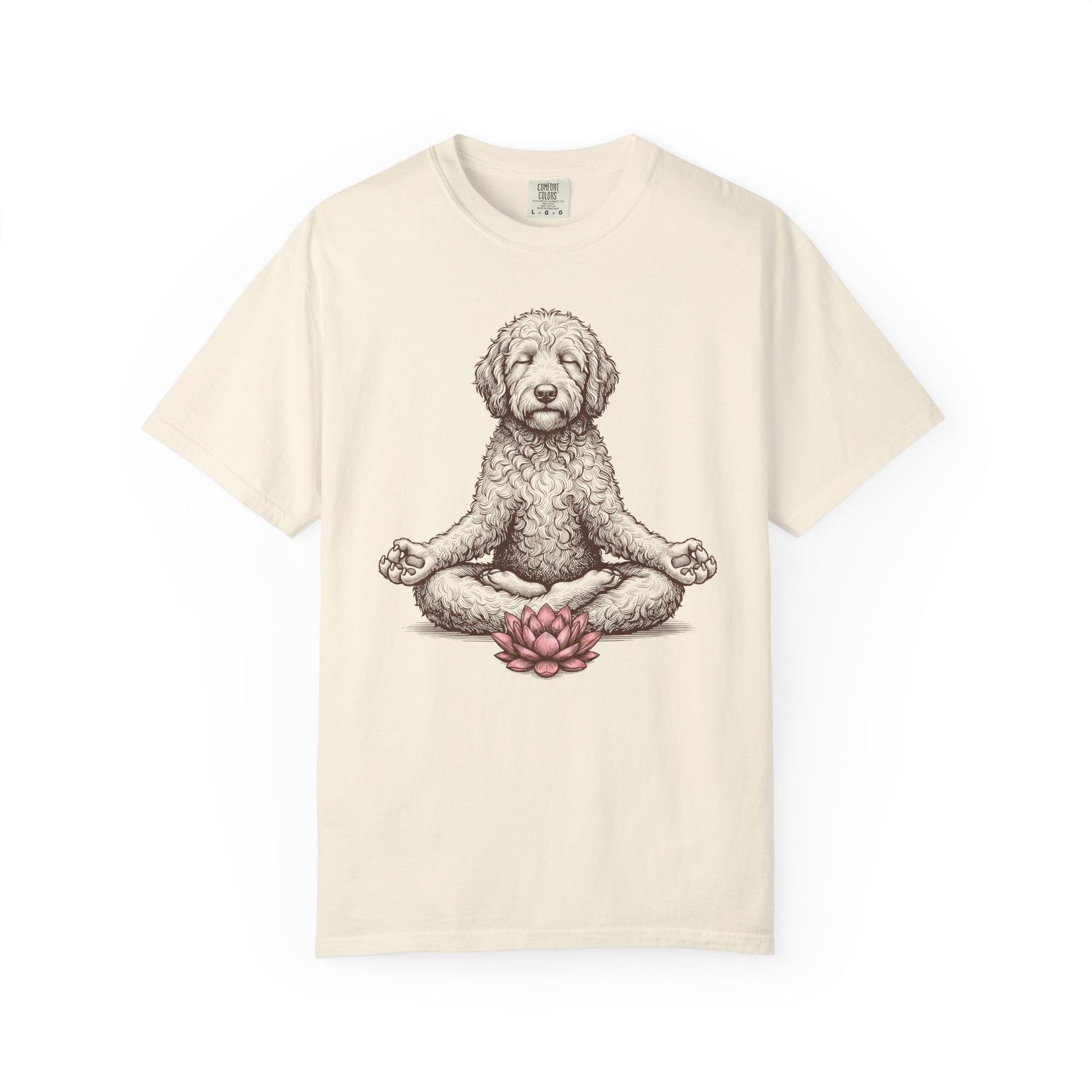 Labradoodle State of Mind T-Shirt in Ivory from When Dogs Fly