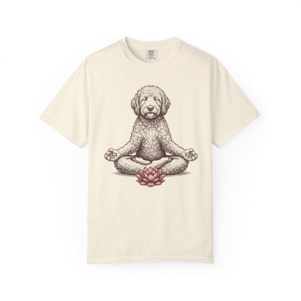 Labradoodle State of Mind T-Shirt in Ivory from When Dogs Fly