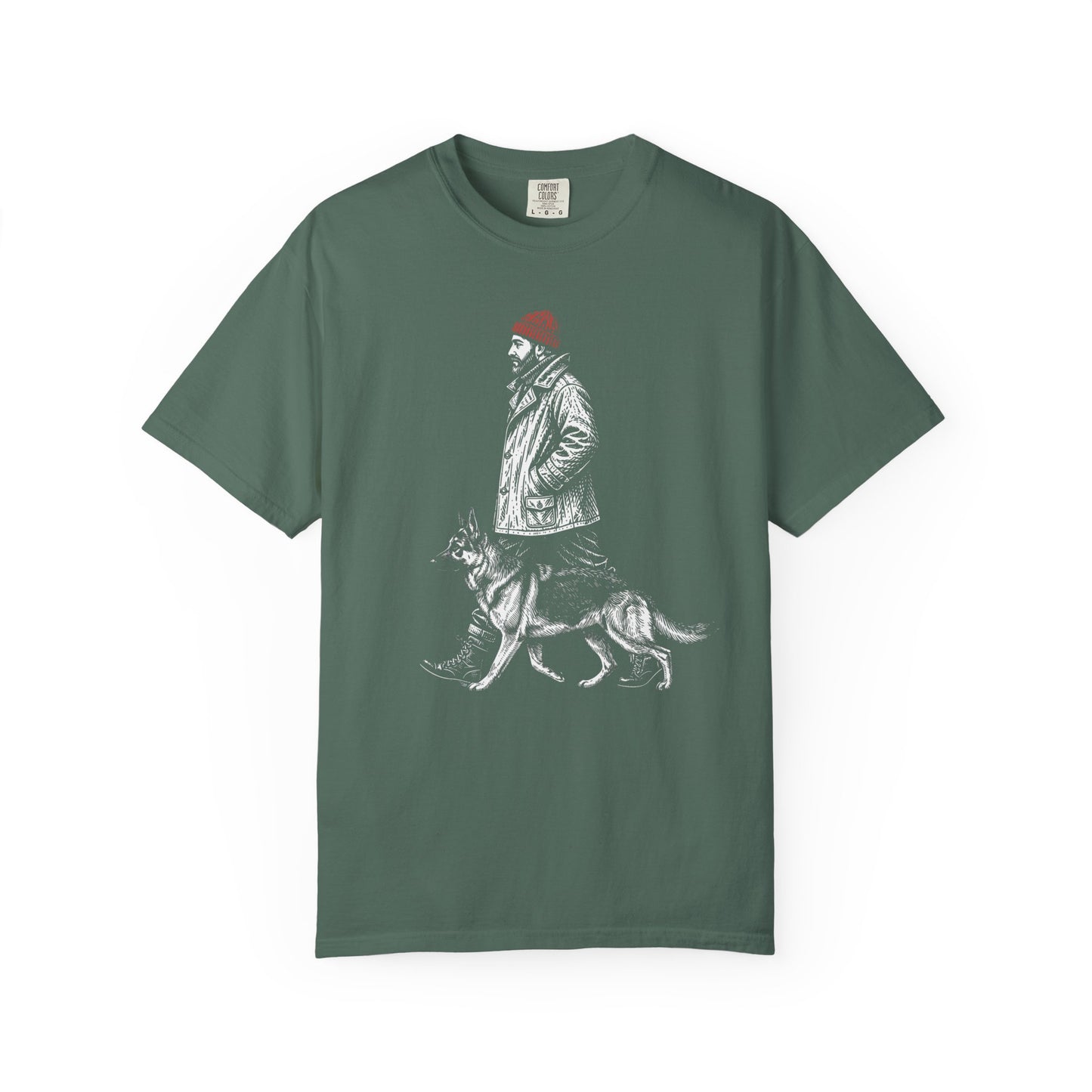 Good Company Vintage German Shepherd T-Shirt in Blue Spruce from When Dogs Fly