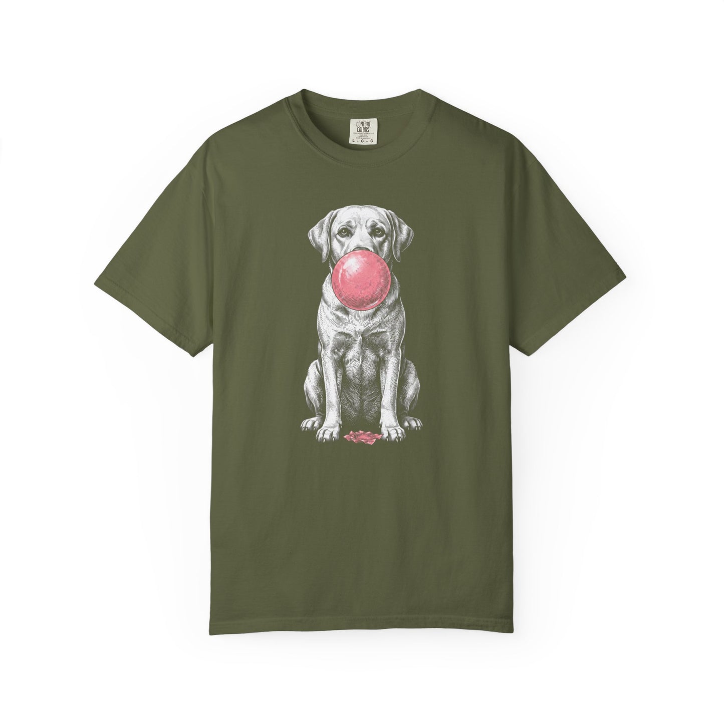 Bubblegum Labrador Retriever T-Shirt in Hemp from When Dogs Fly