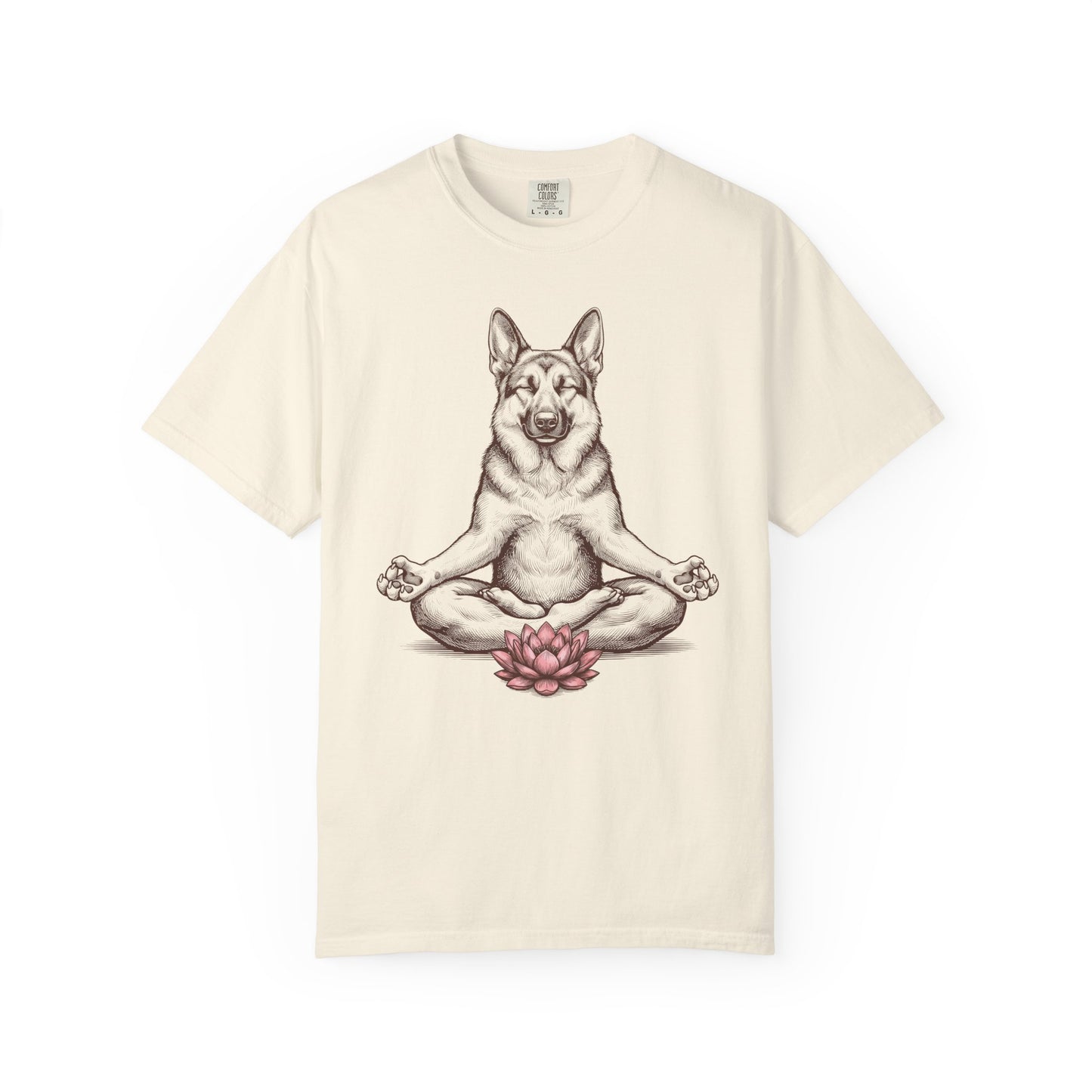 German Shepherd State of Mind T-Shirt in Ivory from When Dogs Fly