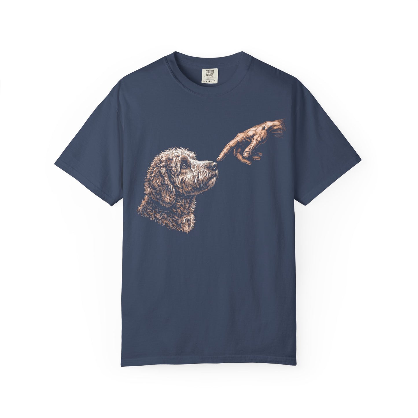 The Big Boop Labradoodle T-Shirt in Midnight from When Dogs Fly