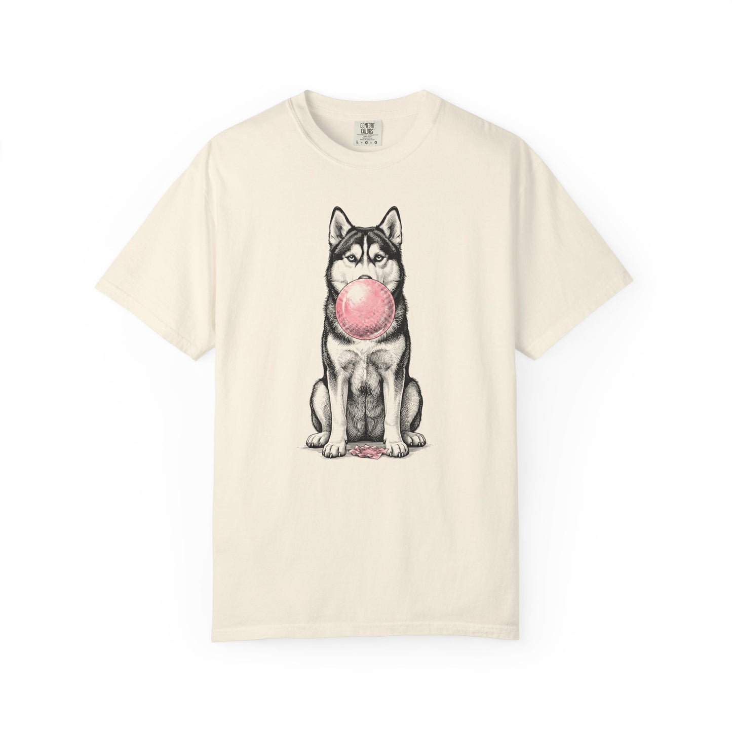 Bubblegum Siberian Husky T-Shirt