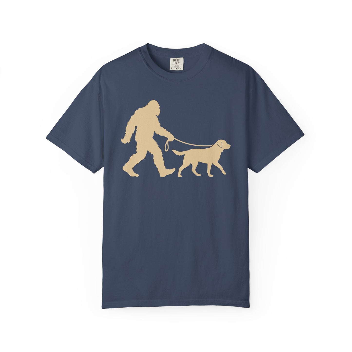 Bigfoot's Labrador Retriever T-Shirt in Midnight from When Dogs Fly
